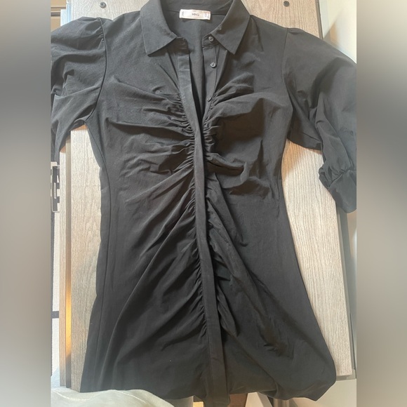 Mango Ruched Detail Dress-Excellent Condition - Picture 6 of 9